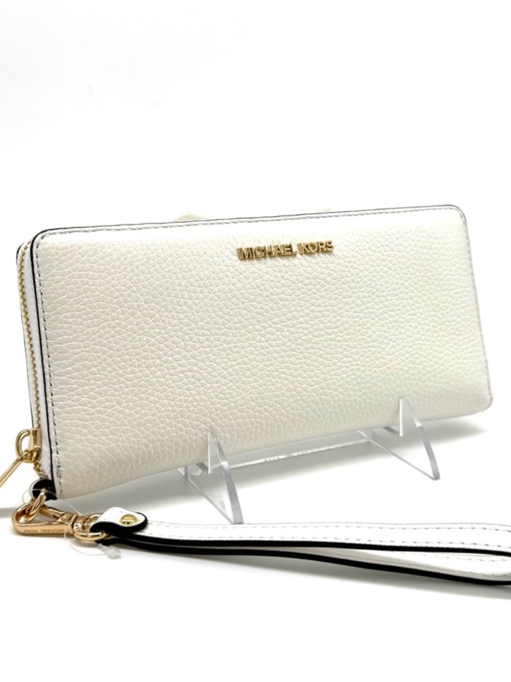 Michael Kors Large Continental Wallet Optic White